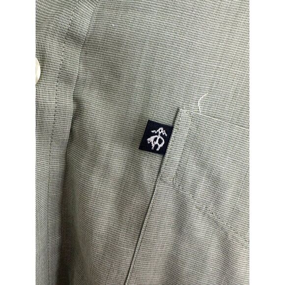 Brooks Brothers Men's XL Green Lightweight Cotton Button Down Top Office - Picture 4 of 4